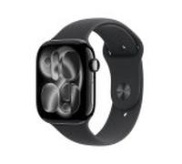 Apple Watch Series 11 [GPS inkl. Sportarmband M/L schwarz] 46mm Aluminiumgehäuse diamantschwarz | Zustand: Neu
