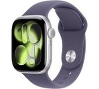 Apple Watch Series 11 [GPS inkl. Sportarmband M/L violett] 42mm Aluminiumgehäuse silber | Zustand: Neu | differenzbesteuert