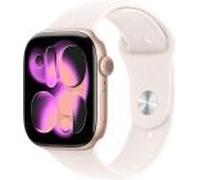 Apple Watch Series 11 GPS 46mm Aluminiumgehäuse Sport Band Blassrosa S/M