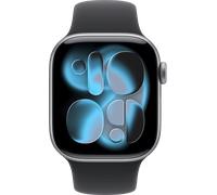 Apple Watch Series 11 grau schwarz 46 Aluminium Sportarm