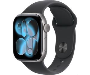 Apple Watch Series 11 Sportarmband M/L 42 mm Aluminium GPS - Smartwatch - space grau/schwarz