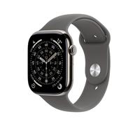 Apple Watch Series 11 Titan Natur (GPS + Cellular) 46mm (Sportarmband Steingrau) S/M