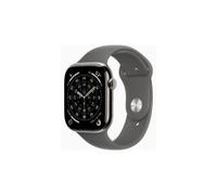 Apple Watch Series 11 GPS + Cellular 46mm Natural Titanium Gehäuse mit Stone Grey Sport Band - M/L