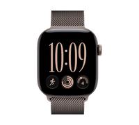 Apple Watch Series 12 42mm - Dunkelbronze Aluminium Case Dunkelbronze Milanaise Armband