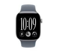 Apple Watch Series 12 42mm - Space Grau Aluminium Case Navyblau Sport Band - M/L