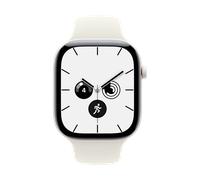 Apple Apple Watch Series 12 (46mm) GPS+5G Smartwatch Keramik mit Sportarmband M/L perlweiß/sand