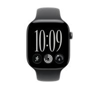 Apple Watch Series 12 Cellular 46mm - Schwarz Aluminium Case Schwarz Sport Band - M/L