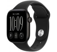 Apple Watch Series 12 GPS 42mm Aluminium schwarz mit Sportarmband S/M schwarz