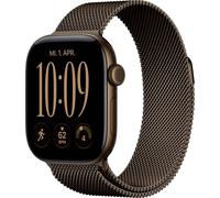 Apple Watch Series 12 GPS 42mm Aluminiumgehäuse Milanese Loop Dunkel-Bronze