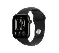 Apple Watch Series 12 GPS 42mm Black Aluminium Case with Black Sport Band - M/L (MJEC4ZR/A)