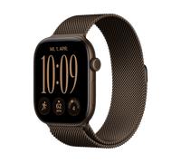Apple Apple Watch Series 12 (46mm) GPS Smartwatch Alu mit Milanaise Armband M/L dunkelbronze/dunkelbronze