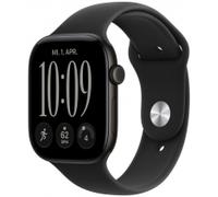 Apple Watch Series 12 GPS 46mm Aluminium schwarz mit Sportarmband M/L schwarz
