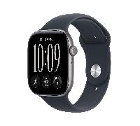 Apple Watch Series 12 GPS 46mm Space Grey Aluminium Case with Navy Blue Sport Band - S/M (MJEH4ZR/A)