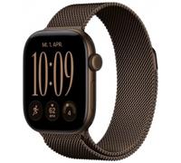 Apple Watch Series 12 GPS + Cellular 42mm Aluminium dunkelbronze mit Milanaise-Armband dunkelbronze
