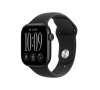 Apple Watch Series 12 GPS + Cellular 42mm Black Aluminium Case with Black Sport Band - S/M