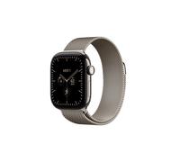 Apple Watch Series 12 GPS + Cellular 42mm Natural Titanium Case with Natural Milanese Loop