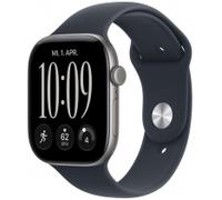 Apple Watch Series 12 GPS + Cellular 46mm Aluminium space grau mit Sportarmband M/L navyblau