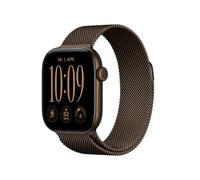 Apple Watch Series 12 GPS + Cellular 46mm Dark Bronze Aluminium Case with Dark Bronze Milanese Loop - M/L