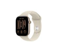Apple Watch Series 12 GPS + Cellular 46mm Light Gold Aluminium Case with Sand Sport Band - M/L