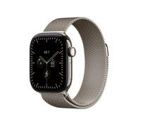 Apple Watch Series 12 GPS + Cellular 46mm Natural Titanium Case with Natural Milanese Loop - M/L