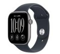 Apple Watch Series 12 [GPS + Cellular inkl. Sportarmband M/L navyblau] 46mm Aluminiumgehäuse space grau | Zustand: Neu | differenzbesteuert