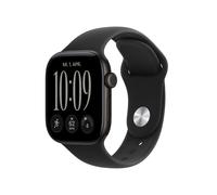 Apple Watch Series 12 Sportarmband, Schwarz, Schwarz, 42mm, GPS + Cellular, S/M