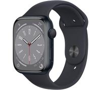 Apple Watch Series 8 (45mm) GPS Aluminium mit Sportarmband mitternacht/mitternacht