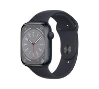 Apple Watch Series 8 Digital 45 mm Smartwatch Rechteckig IP6X 18 h (Schwarz)