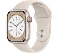 Apple Watch Series 8 GPS + Cellular 41 mm Aluminiumgehäuse Polarstern Sport Band Polarstern