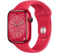 Apple Watch Series 8 Sportarmband 45 mm Aluminium GPS - Smartwatch - (PRODUCT)RED