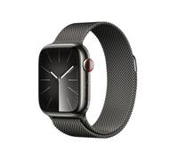 Apple Watch Series 9 GPS + Cellular 45mm Graphit Edelstahlgehäuse mit Graphit Milanaise Armband - PayPal 0 % Finanzierung