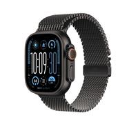 Apple Watch Ultra 2 (2024) Titan Schwarz Milanaise Armband Titan L