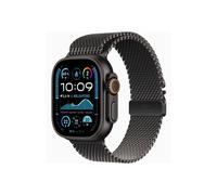 Apple Watch Ultra 2 (2024) Titan Schwarz Milanaise Armband Titan M