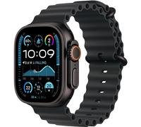 Apple Watch Ultra 2 49mm Titan Schwarz mit Ocean Armband Schwarz