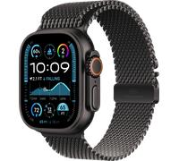 Apple Watch Ultra 2 4G 49 mm Schwarz Milanaise Armband L Smartwatch