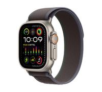 Apple Watch Ultra 2 GPS + Cellular, 49 mm Titangehäuse, Trail Loop Blau/Schwarz - M/L