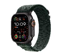 Apple Watch Ultra 2 [GPS + Cellular inkl. Alpine Loop S dunkelgrün] 49mm Titangehäuse schwarz | Zustand: Neu | differenzbesteuert
