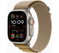 Apple Watch Ultra 2 GPS + Cellular, 49mm Natur, Alpine Loop Mandel, Large (165-210 mm Umfang) - Zus