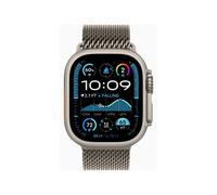 APPLE Watch Ultra 2 GPS Cellular 49mm Natural Titanium Case with Natural Titanium Milanese Loop S