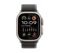 Apple Watch Ultra 2 GPS + Cellular 49mm Titanium mit Trail Loop S/M blau/schwarz