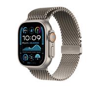 APPLE Watch Ultra 2 GPS + Cellular 49mm Natural Titanium Case with Natural Titanium Milanese Loop - M