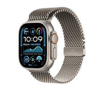 Apple Watch Ultra 2 LTE 49mm Titanium Natur Gehäuse mit Natur Titan Milanese Armband - S