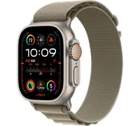 Apple Watch Ultra 2 LTE Silber Titan 49mm Alpine Loop Oliv Small MREX3 - - | Zustand: NEU