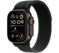 Apple Watch Ultra 2 Trail Loop Armband M/L 49 mm Titan GPS + 4G - Smartwatch - schwarz/schwarz