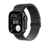 Apple Watch Ultra 3 (2025) 5G 49mm Titanium Case with Titanium Milanese Loop S - Black