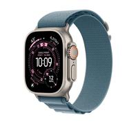 Apple Watch Ultra 3 Alpine Loop Hellblau MEWP4QF/A Armbandgröße: Large 49mm Titangehäuse Natur