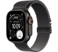 Apple Watch Ultra 3 Cellular 49 mm Schwarz Milanaise Armband L Smartwatch
