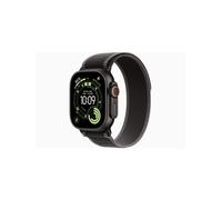 Apple Watch Ultra 3 GPS + Cellular 49mm Black Titanium Case with Black/Charcoal Trail Loop - M/L