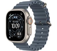 Apple Watch Ultra 3 GPS + Cellular 49mm Natural Titanium Case with Anchor Blue Ocean Band