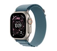 Apple Watch Ultra 3 GPS + Cellular 49mm Natur Titanium Case mit Hellblau Alpine Loop Small